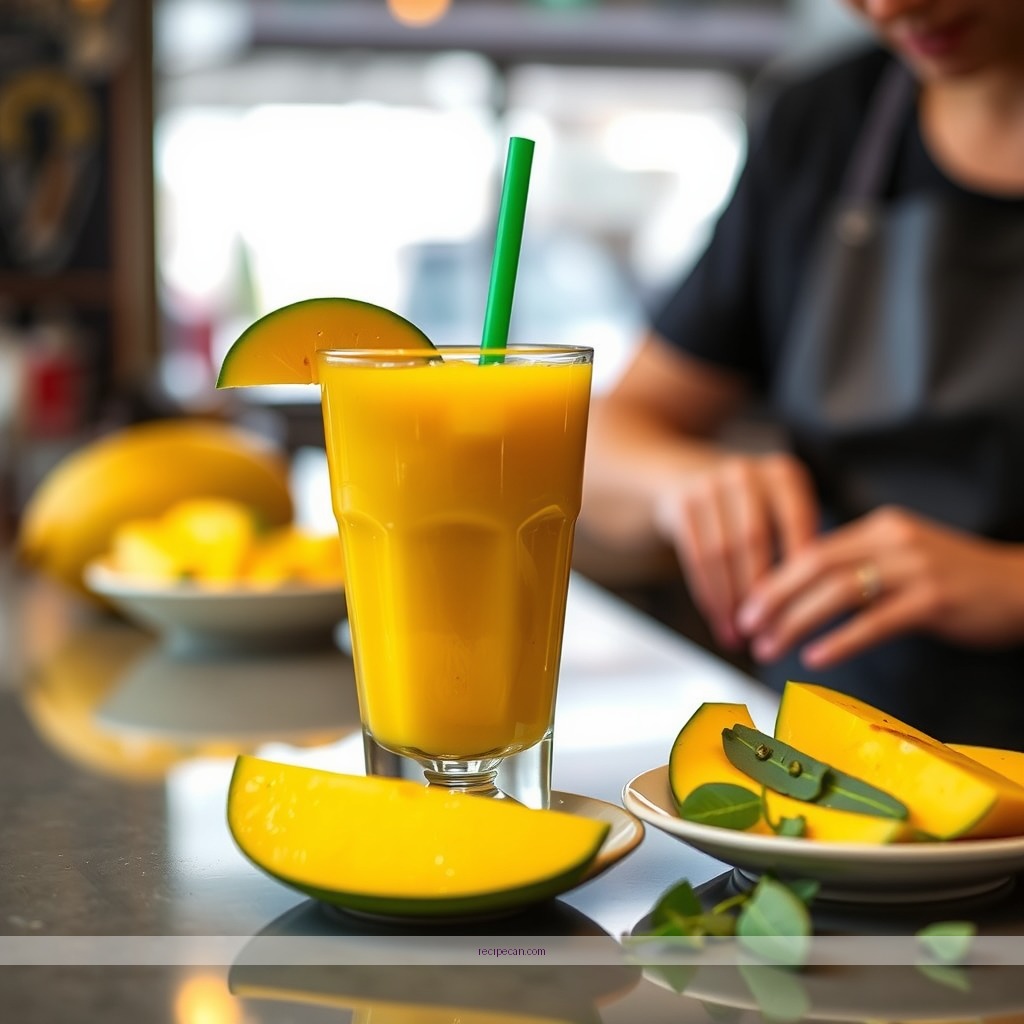 Instructions - jamba juice mango a go go recipe