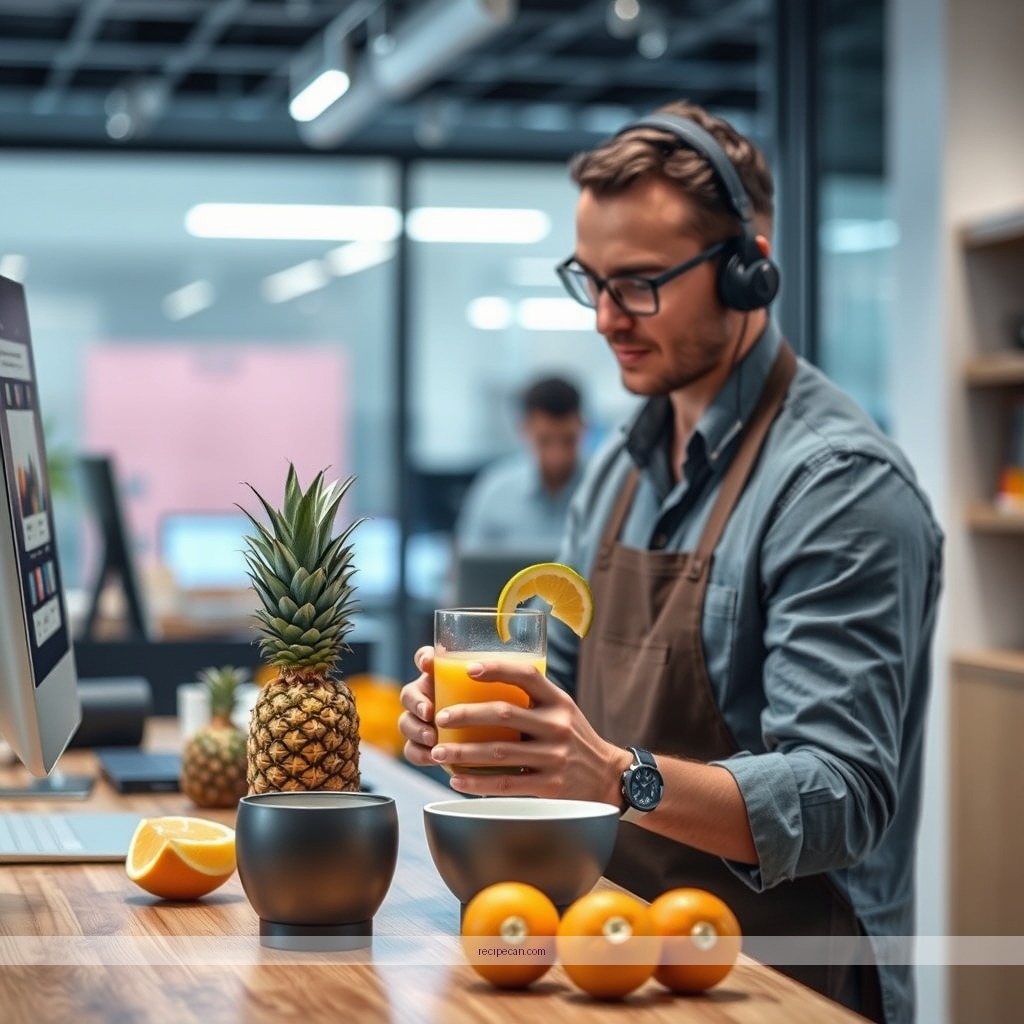 Instructions - pineapple ginger juice recipe