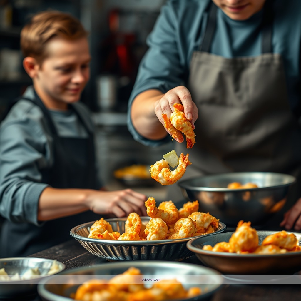 Instructions - popcorn shrimp recipe