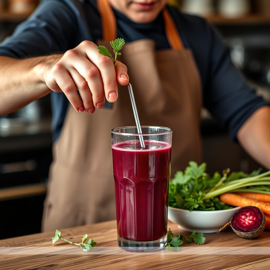 Instructions - beet carrot juice recipe