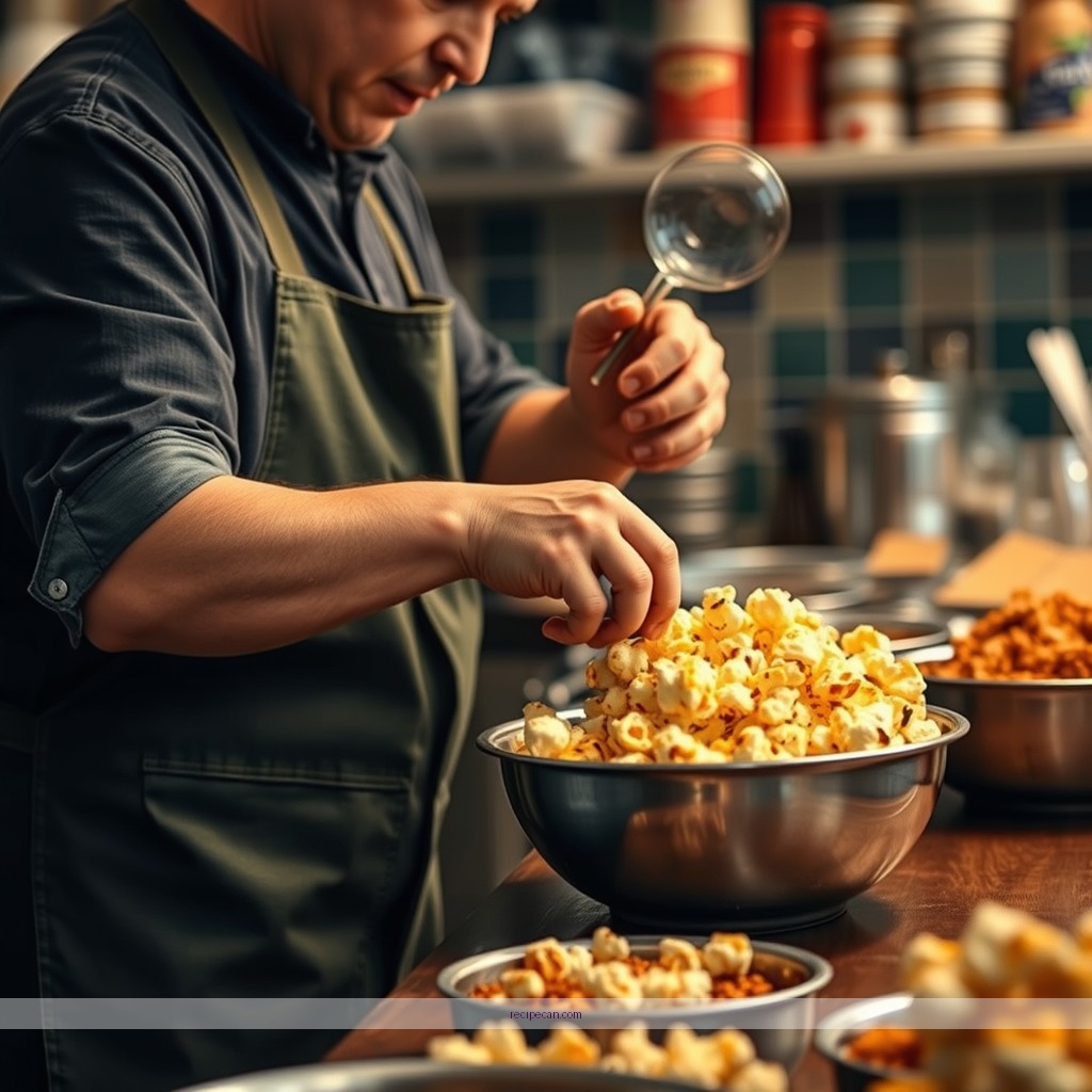 Instructions - spicy popcorn recipe