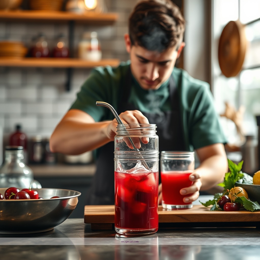 Instructions - cherry juice recipe