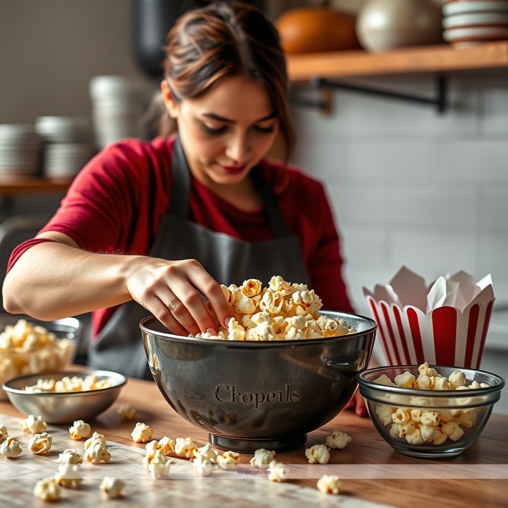 Instructions - sweet and salty popcorn recipe