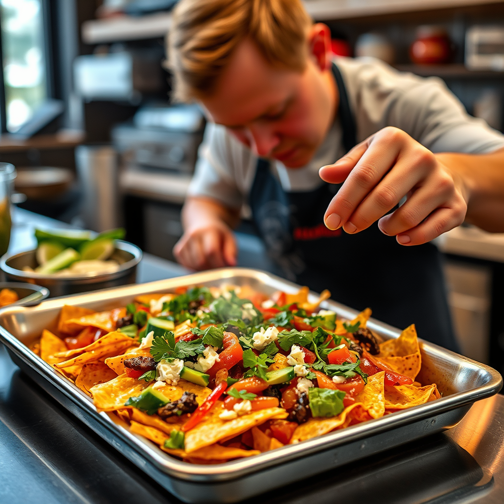 Instructions - oven baked nachos recipe