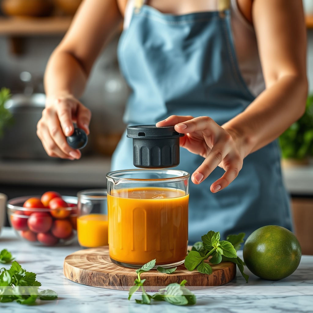 Instructions - juicing recipe for weight loss