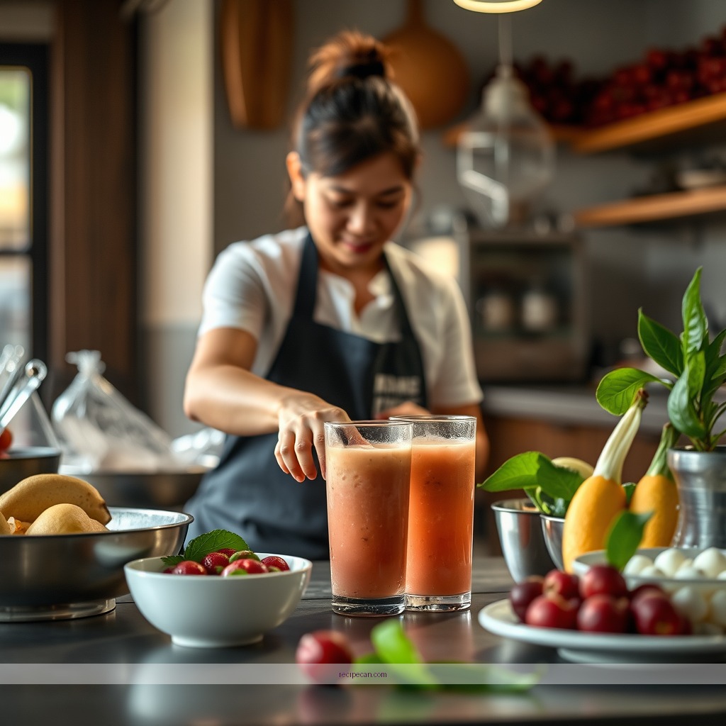 Instructions - litchi juice recipes