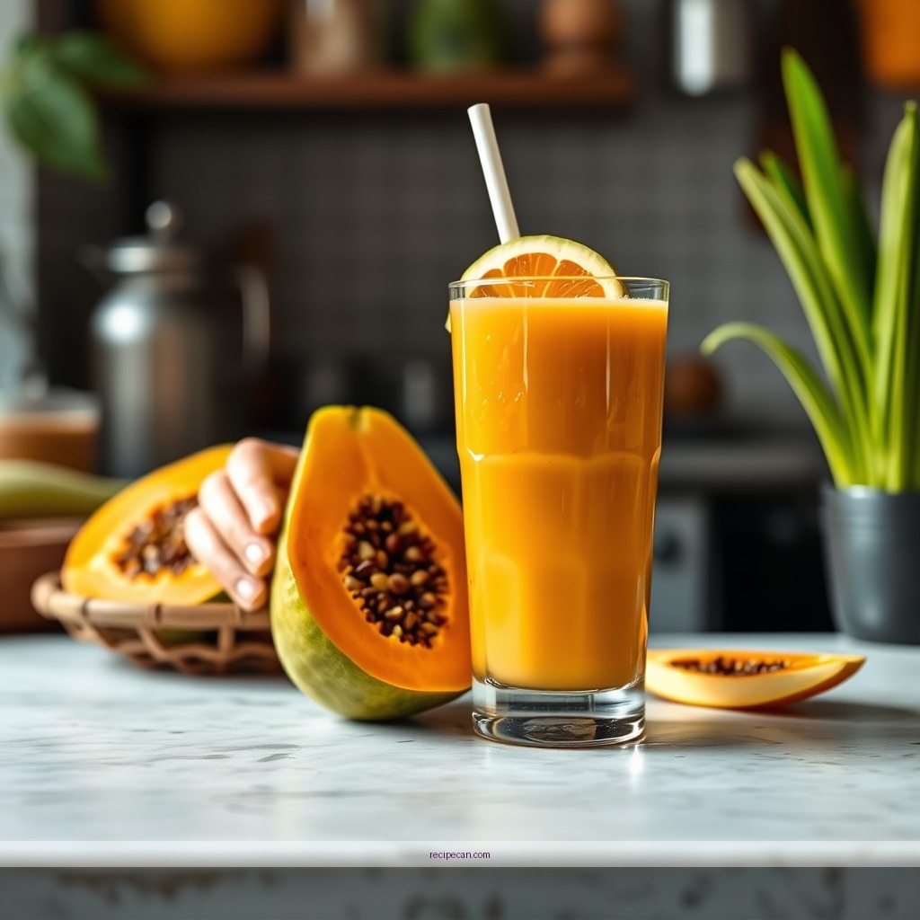 Instructions - papaya recipes juice