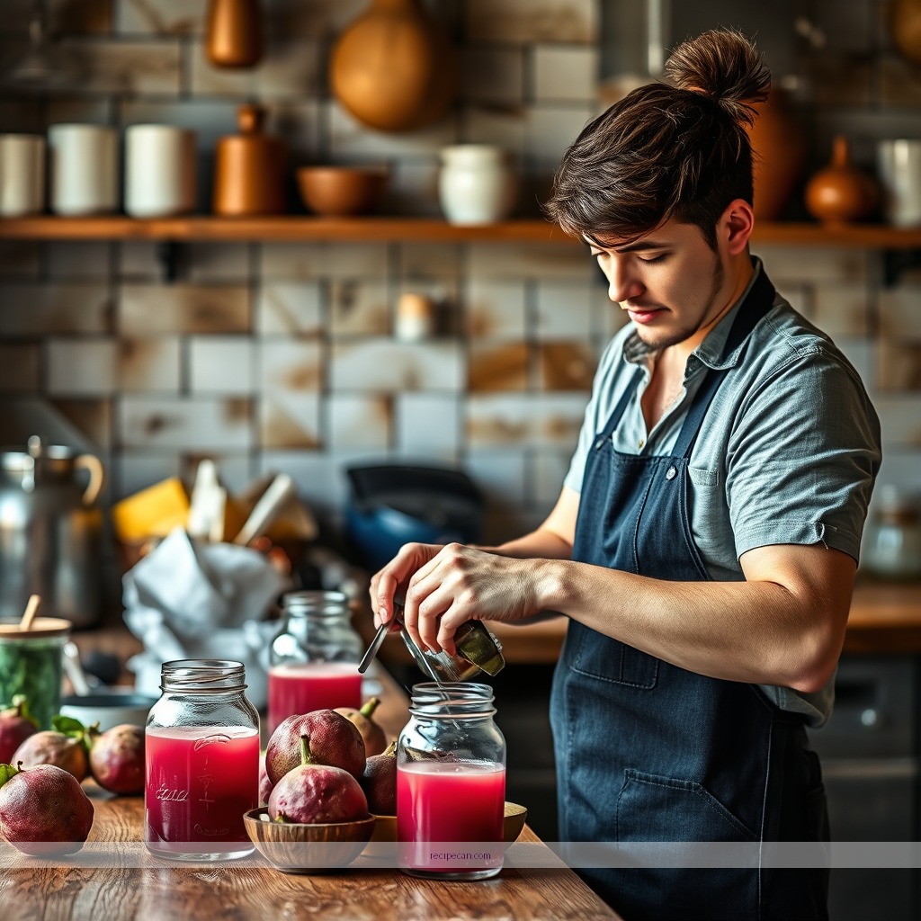 Instructions - prickly pear juice recipe