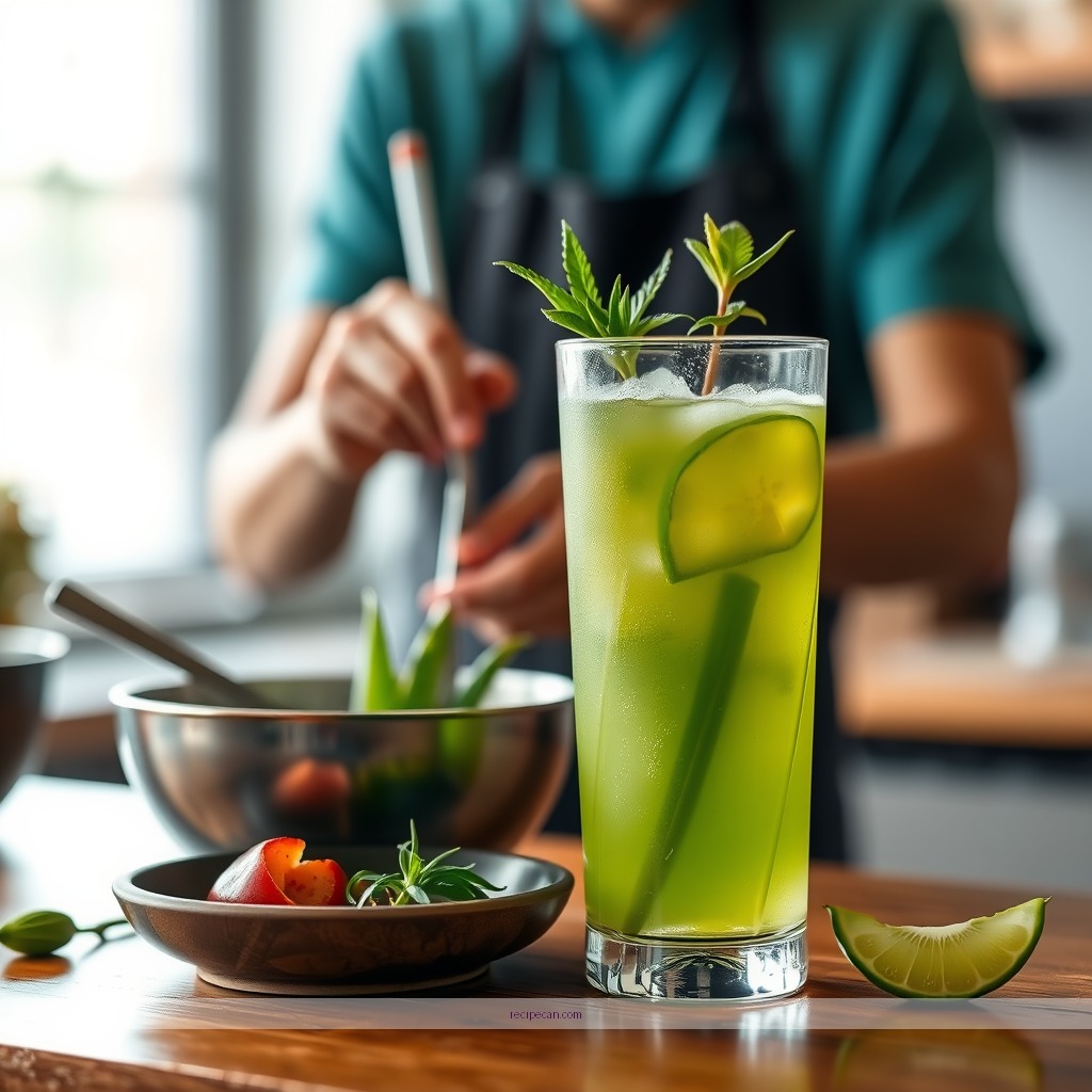 Instructions - recipe aloe vera juice drink