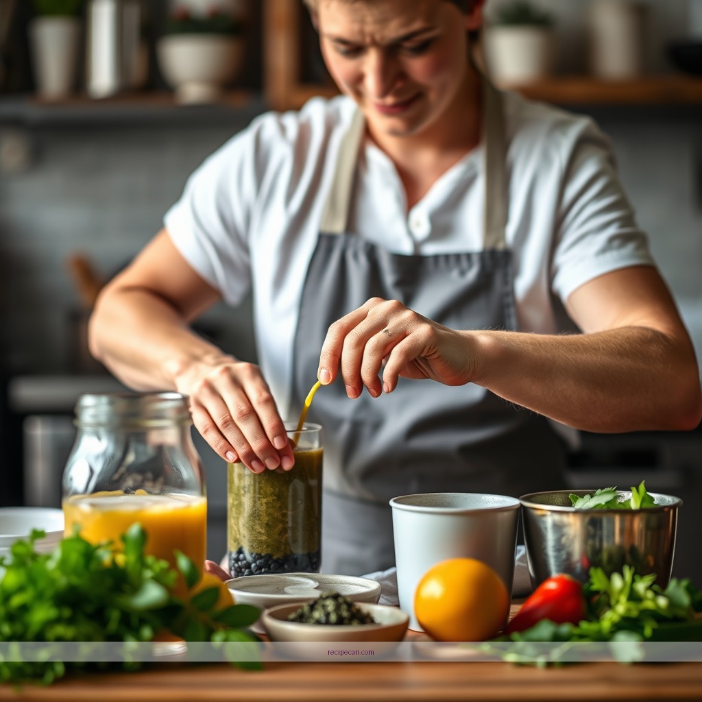 Instructions - recipe detox juice