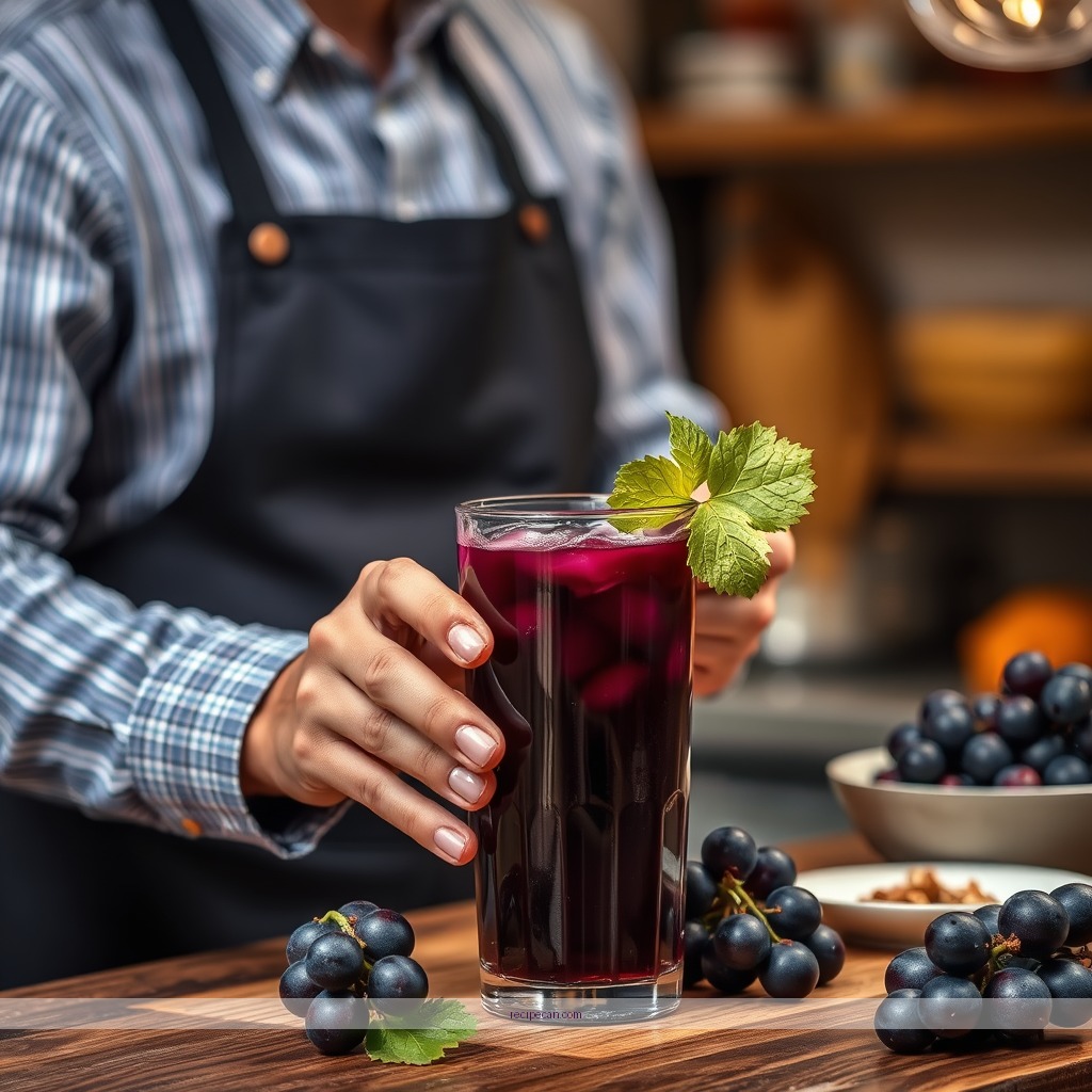 Instructions - recipe grape juice