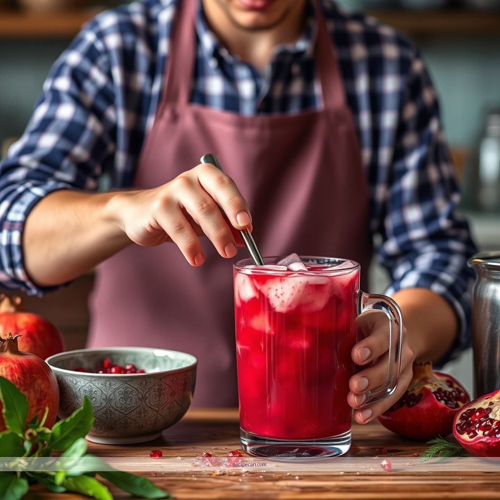 Instructions - recipes for pomegranate juice