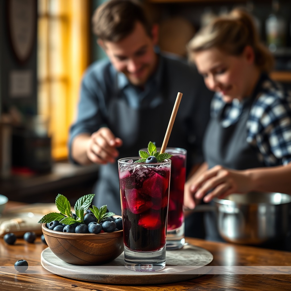 Instructions - recipes with blueberry juice