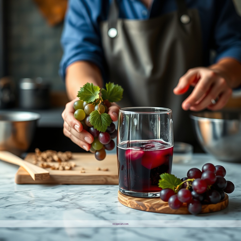 Instructions - recipes with grape juice