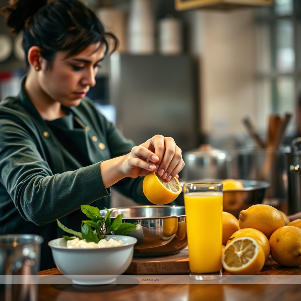 Instructions - recipes with lemon juice