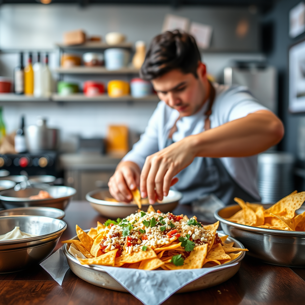 Instructions - simple cheese nachos recipe
