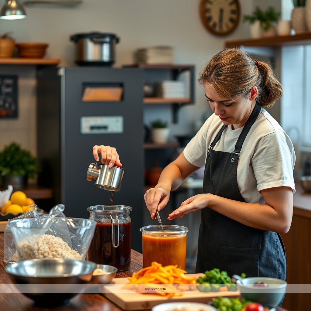 Instructions - aus juice recipe