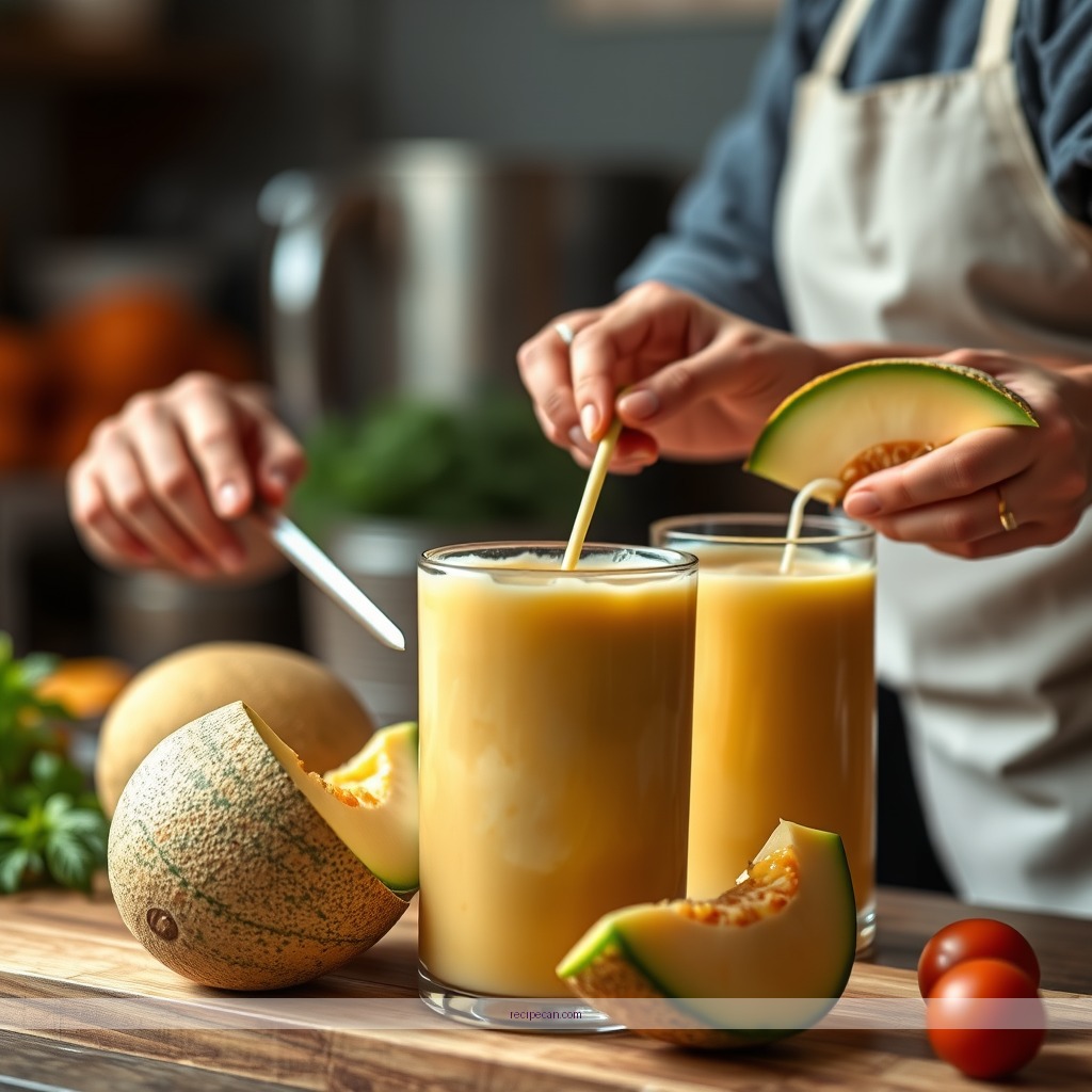 Instructions - cantaloupe recipes juice