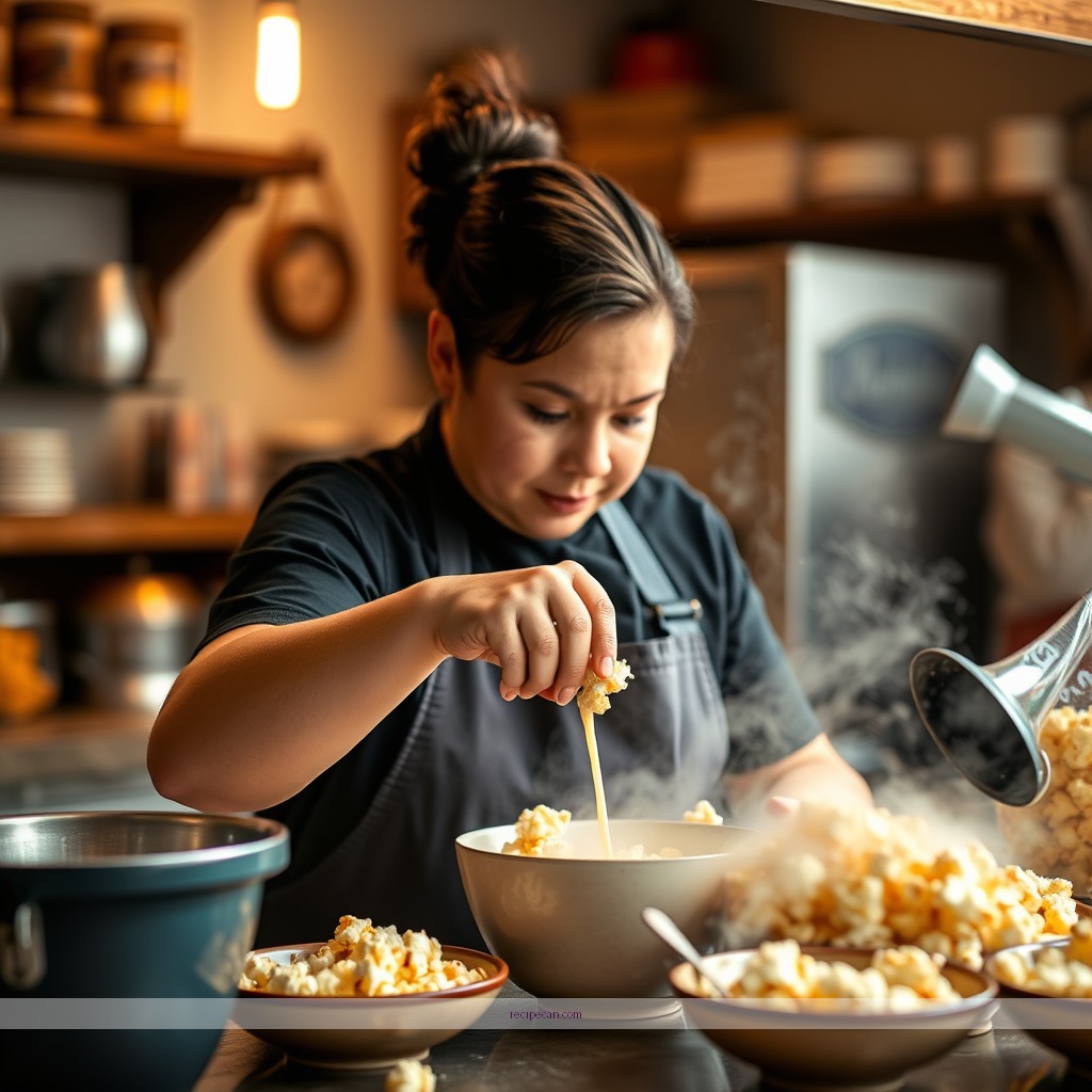 Instructions - caramel popcorn recipe
