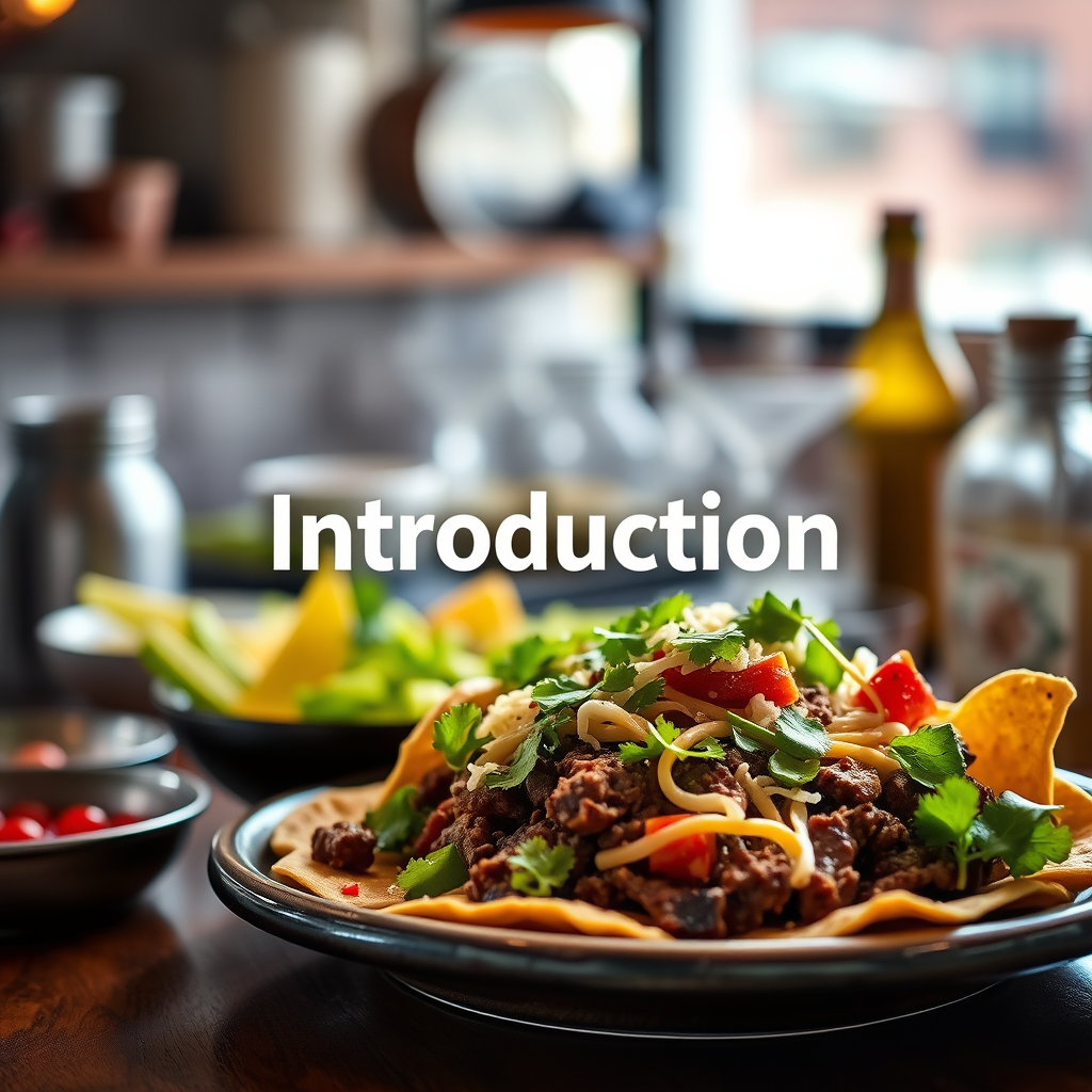 Introduction - ground beef nachos recipe