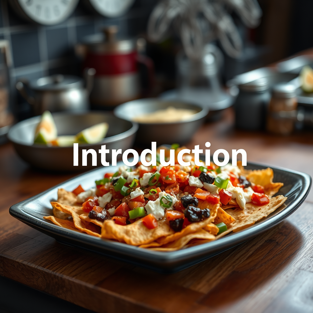 Introduction - oven nachos recipe