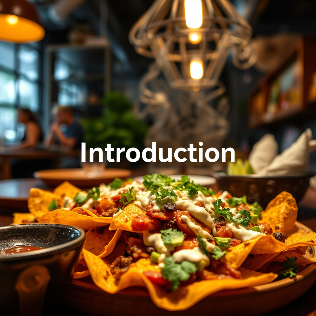 Introduction - recipes for nachos