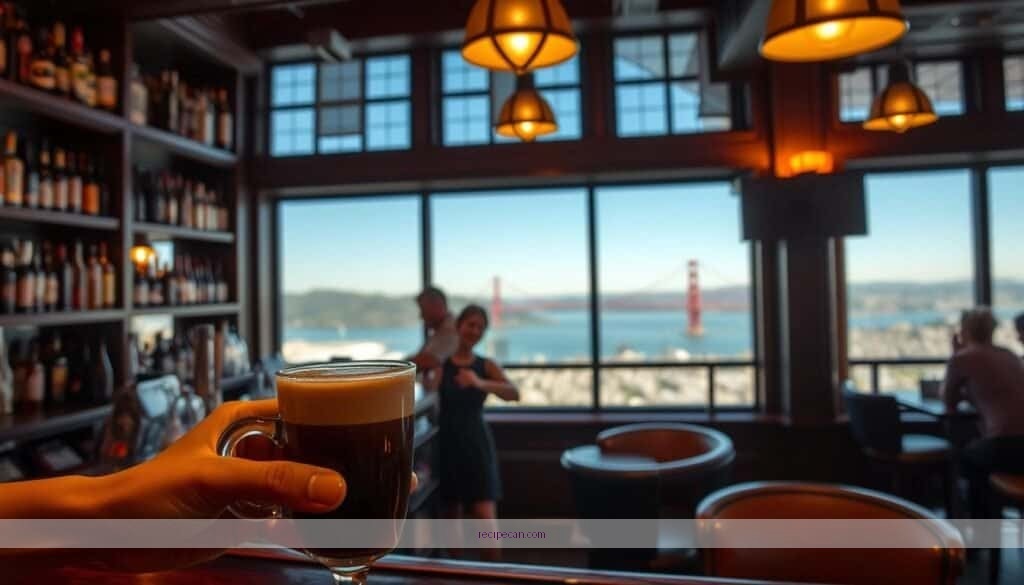 Irish Coffee Drinkers San Francisco Café Cozy Atmosphere Buena Vista San Francisco - buena vista san francisco irish coffee recipe