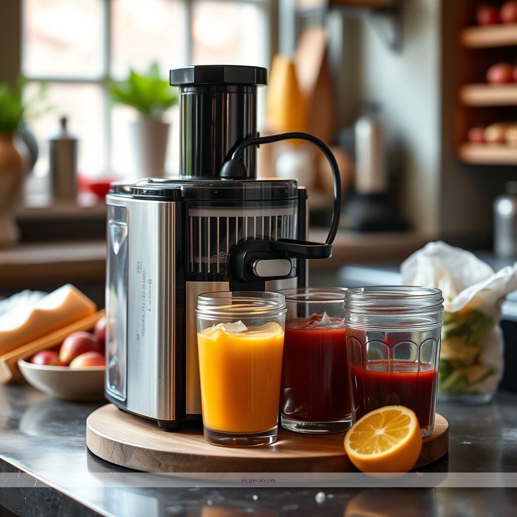 Juicing - v8 recipe juicer
