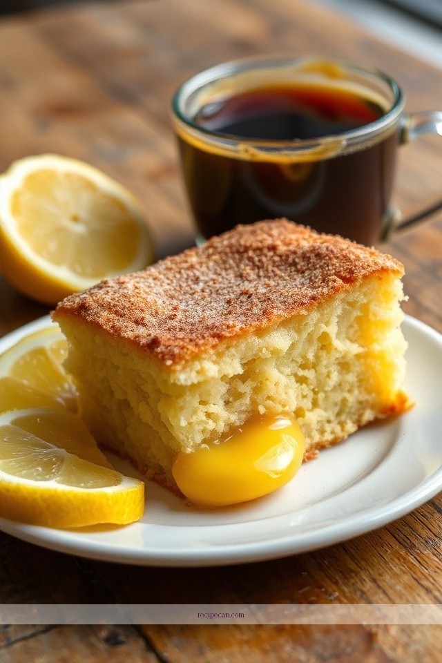 Lemon Coffee Cake Slice Baking Ingredients Lemon Coffee Cake Recipe - lemon coffee cake recipe
