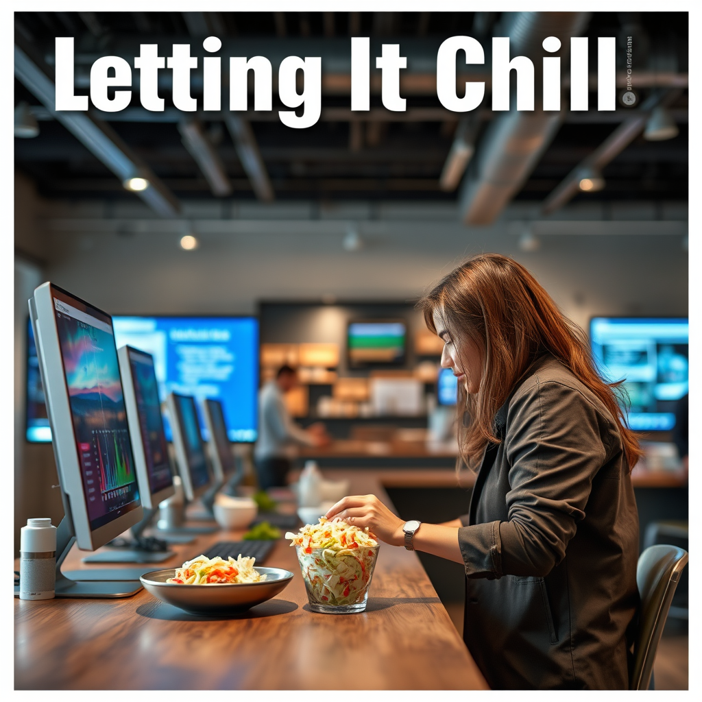 Letting It Chill - basic coleslaw recipe with mayonnaise