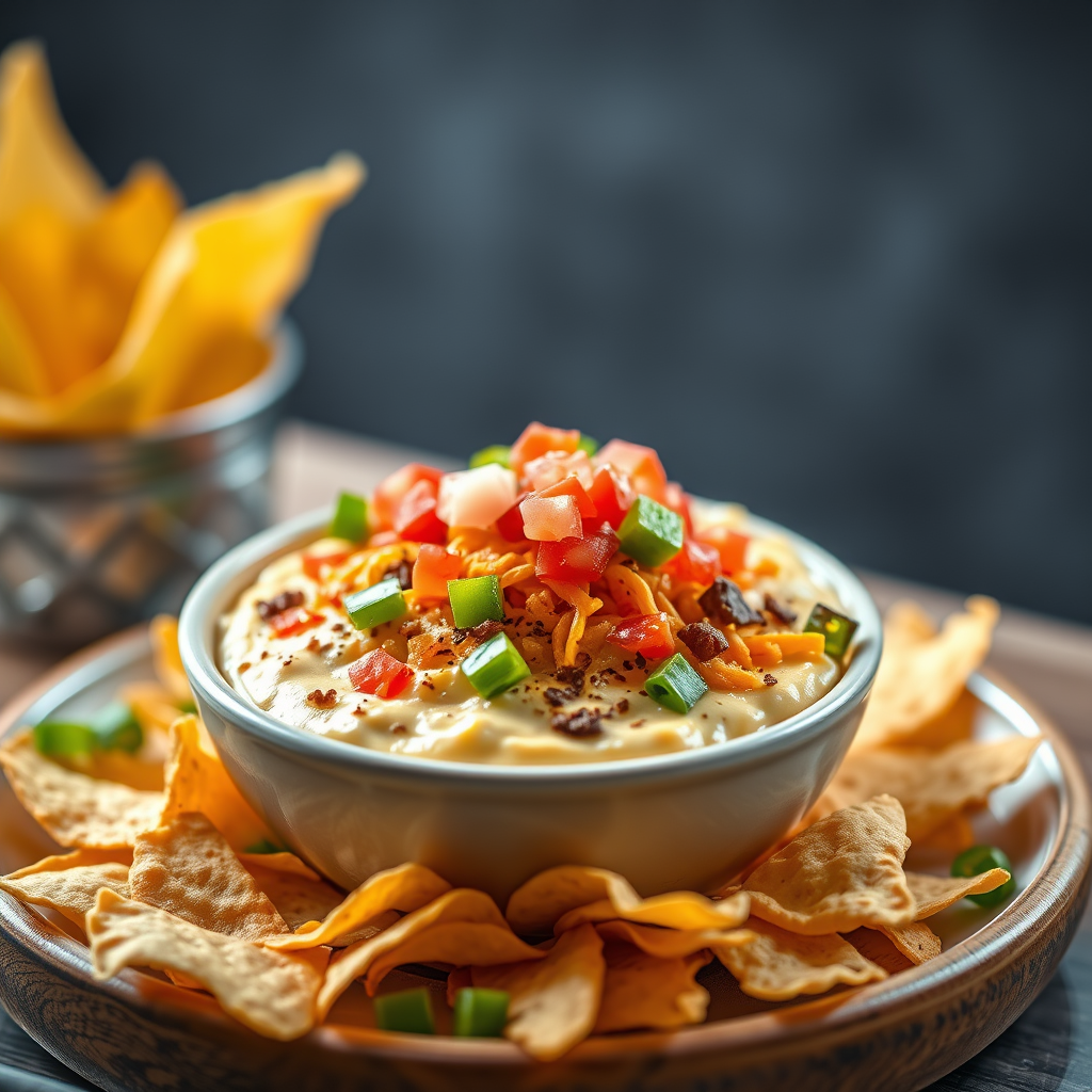 Loaded Nacho Cheese Dip - nacho cheese recipes