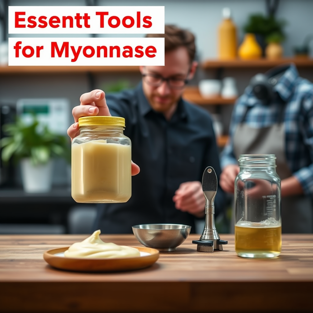 Mayonnaise - homemade mayonnaise recipe with olive oil