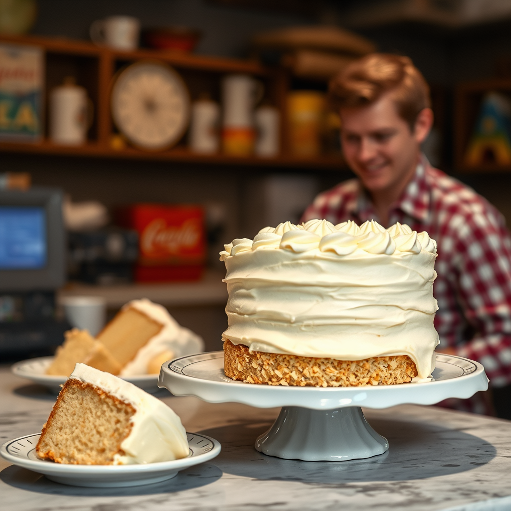 Mayonnaise Cake - mayonnaise cake recipe from the 1950s