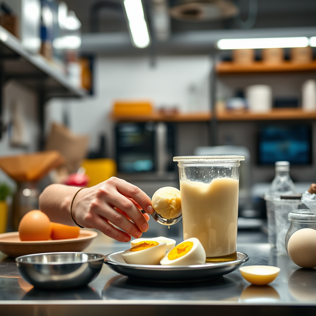 Mayonnaise Mixture - hard boiled eggs mayonnaise recipe