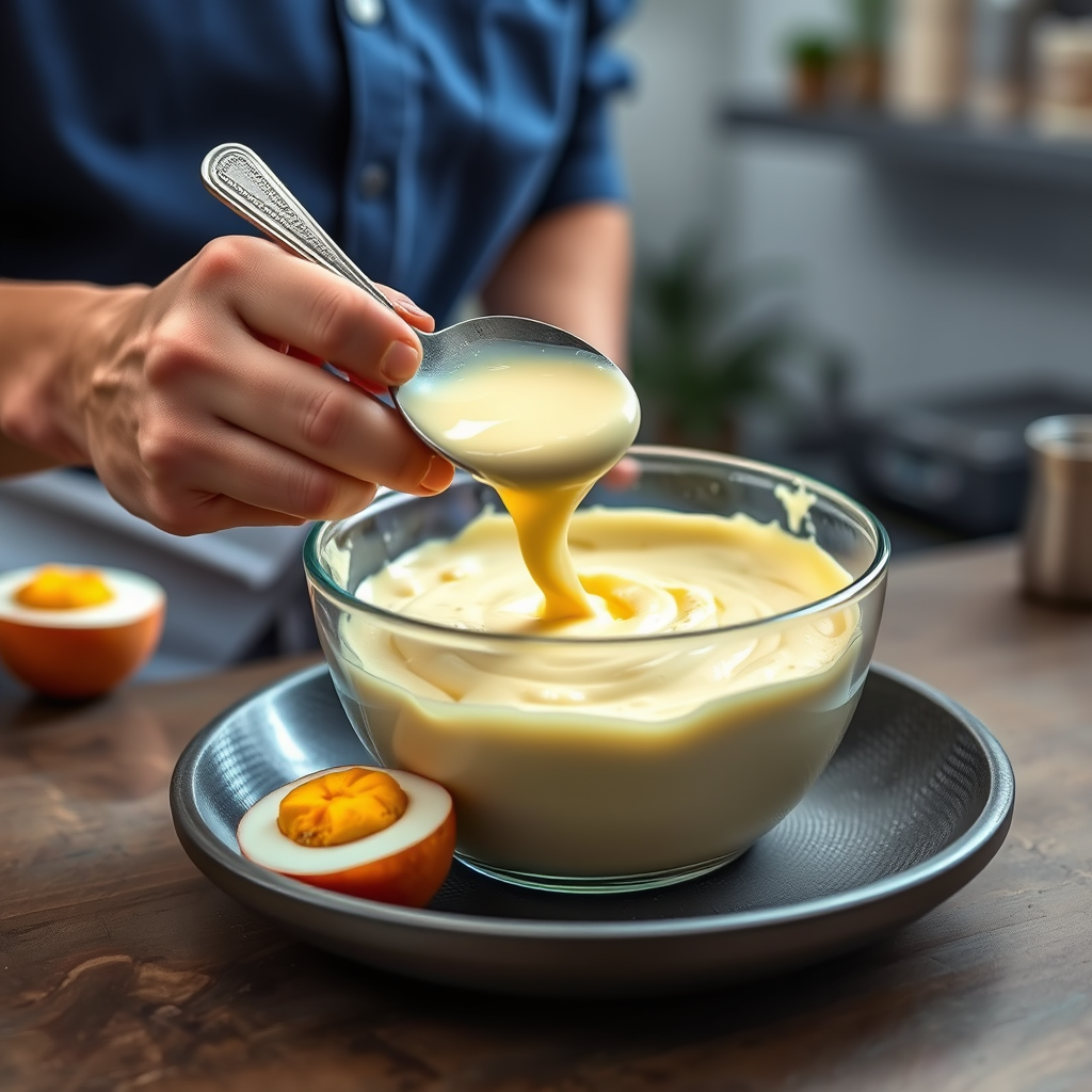 Mayonnaise Mixture - boiled eggs recipe mayonnaise