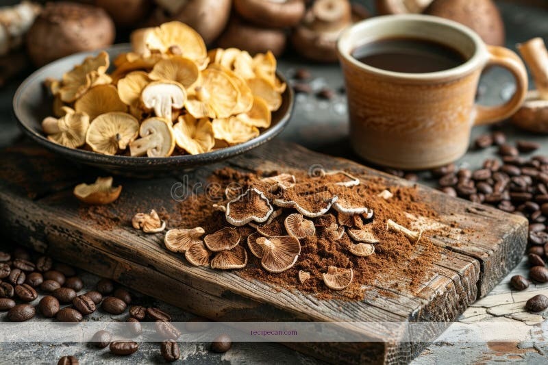 Mushroom Coffee Ingredients Fresh Mushrooms Coffee Beans Delicious Mushroom Coffee Recipes - mushroom coffee recipes