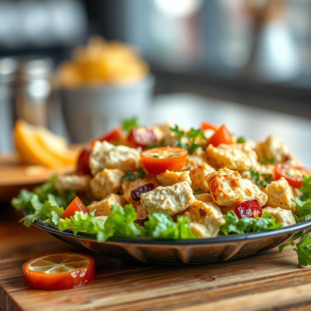 Mustard-Based Chicken Salad - chicken salad recipes without mayonnaise
