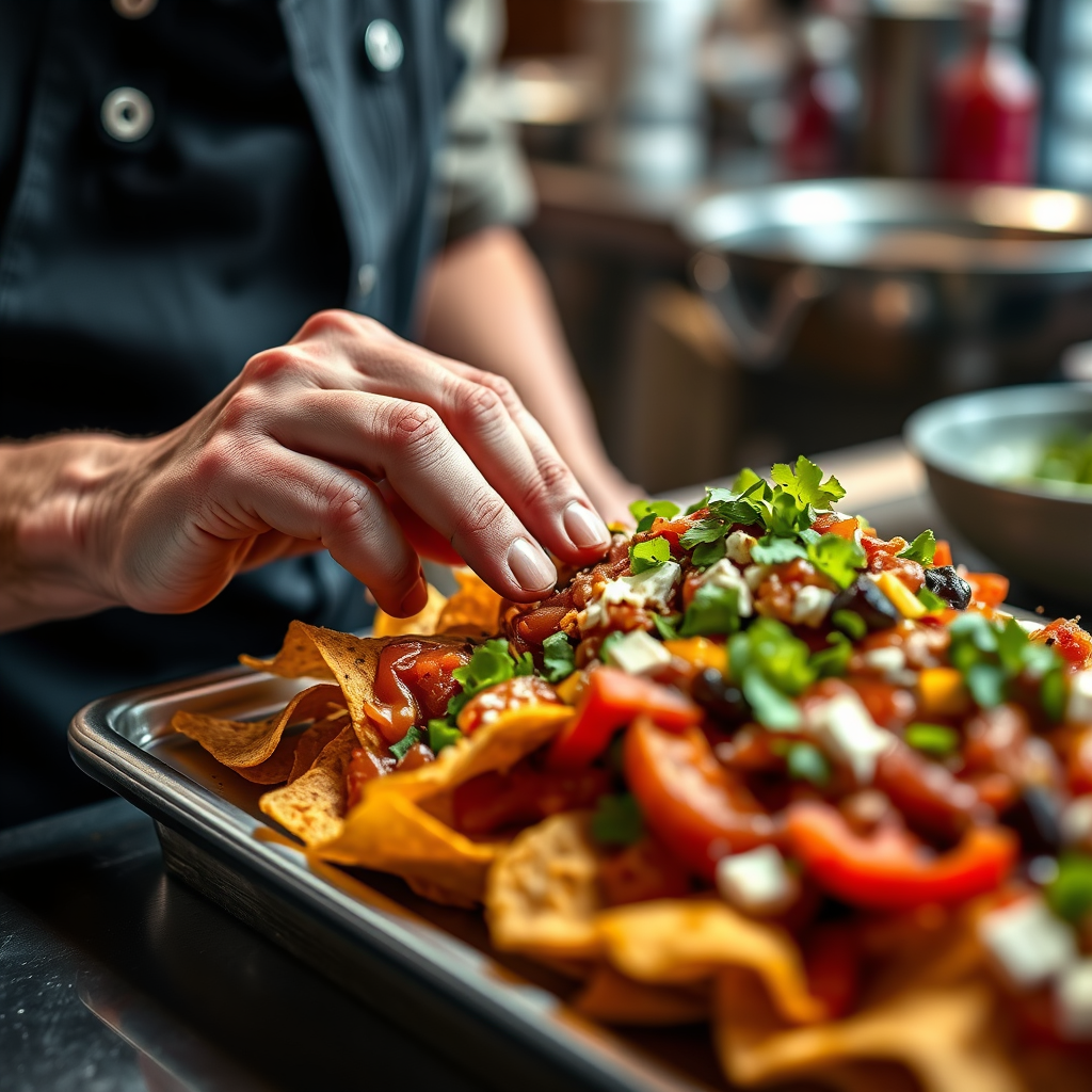 Nacho Assembly - easy nacho recipe