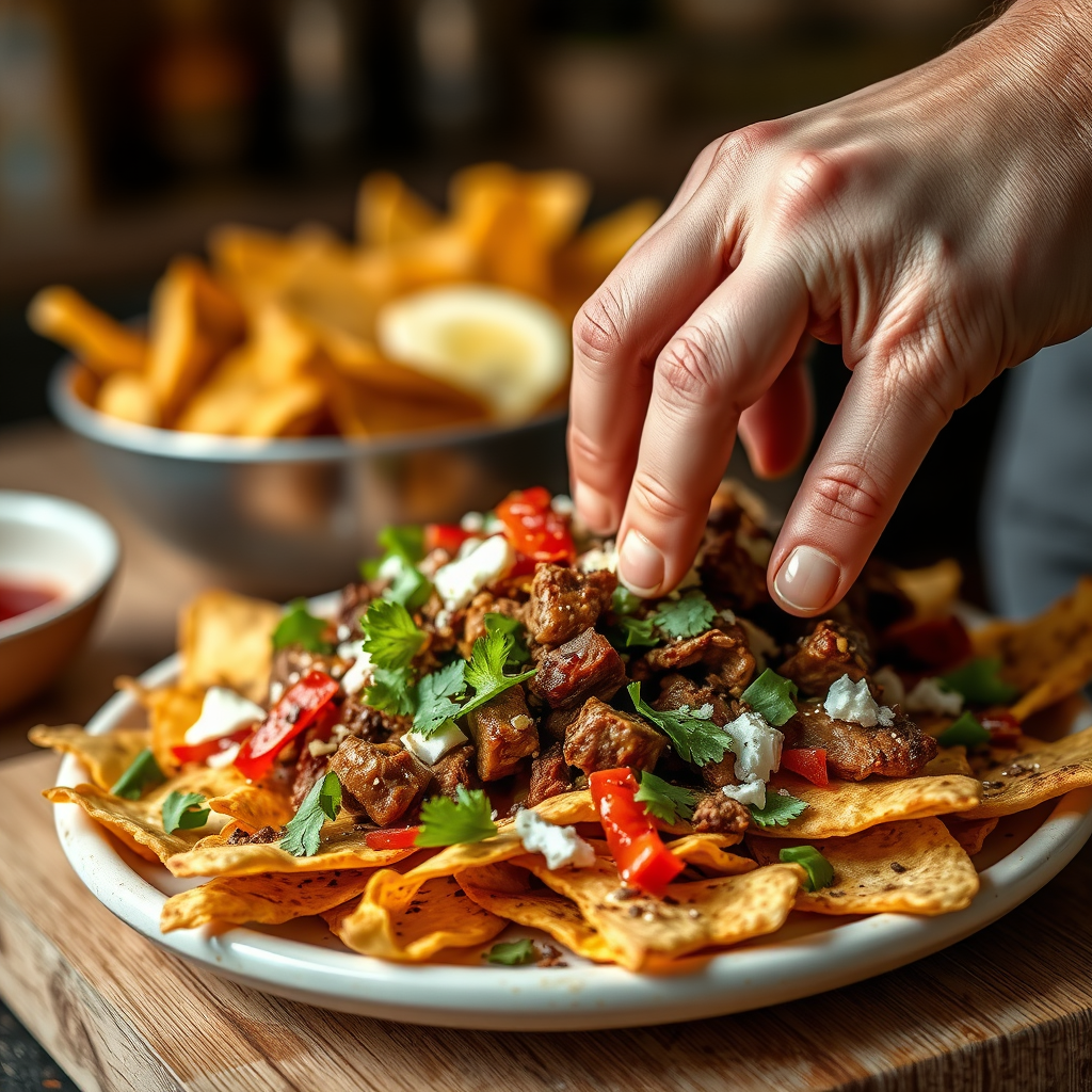 Nachos - beef nachos recipe