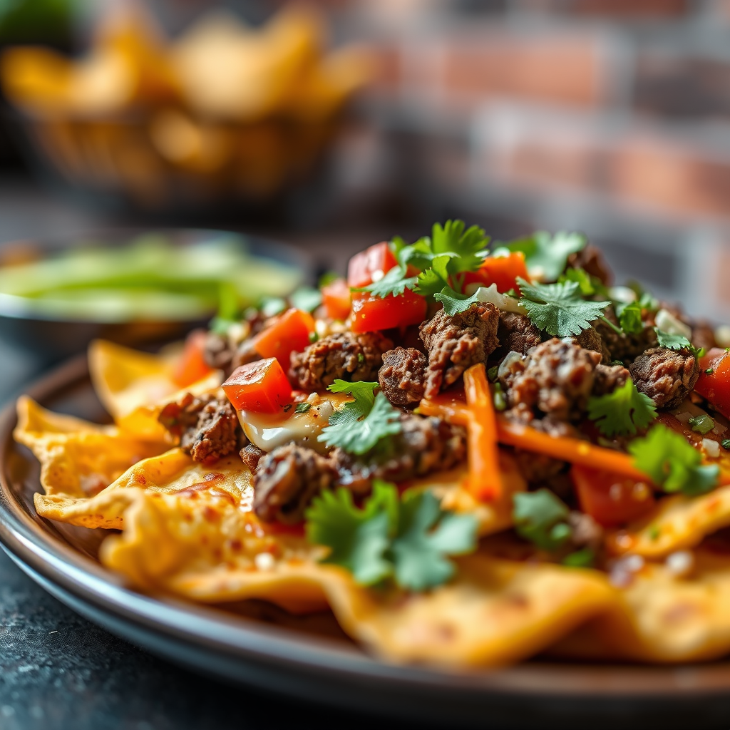 Nachos - nacho recipe with ground beef