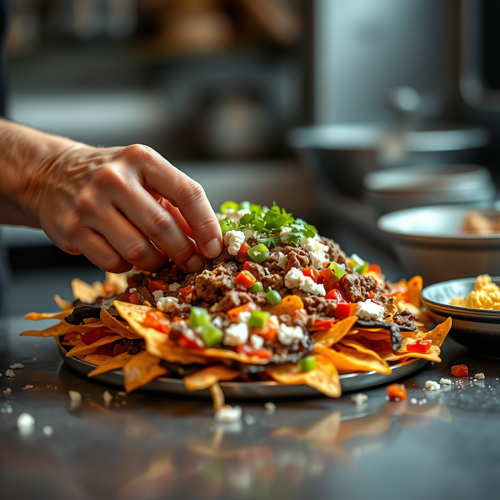 Nachos - recipe nachos ground beef