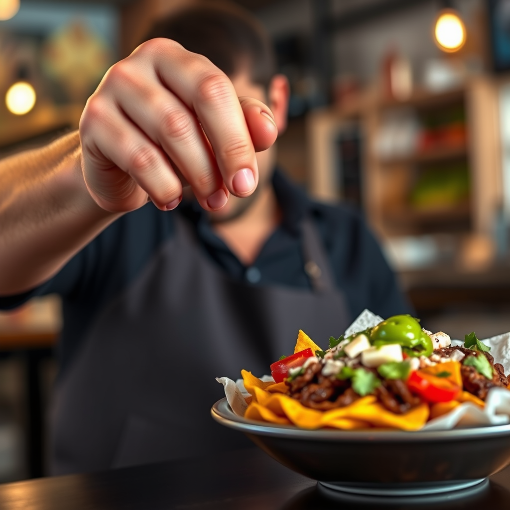Nachos - beef nacho recipe