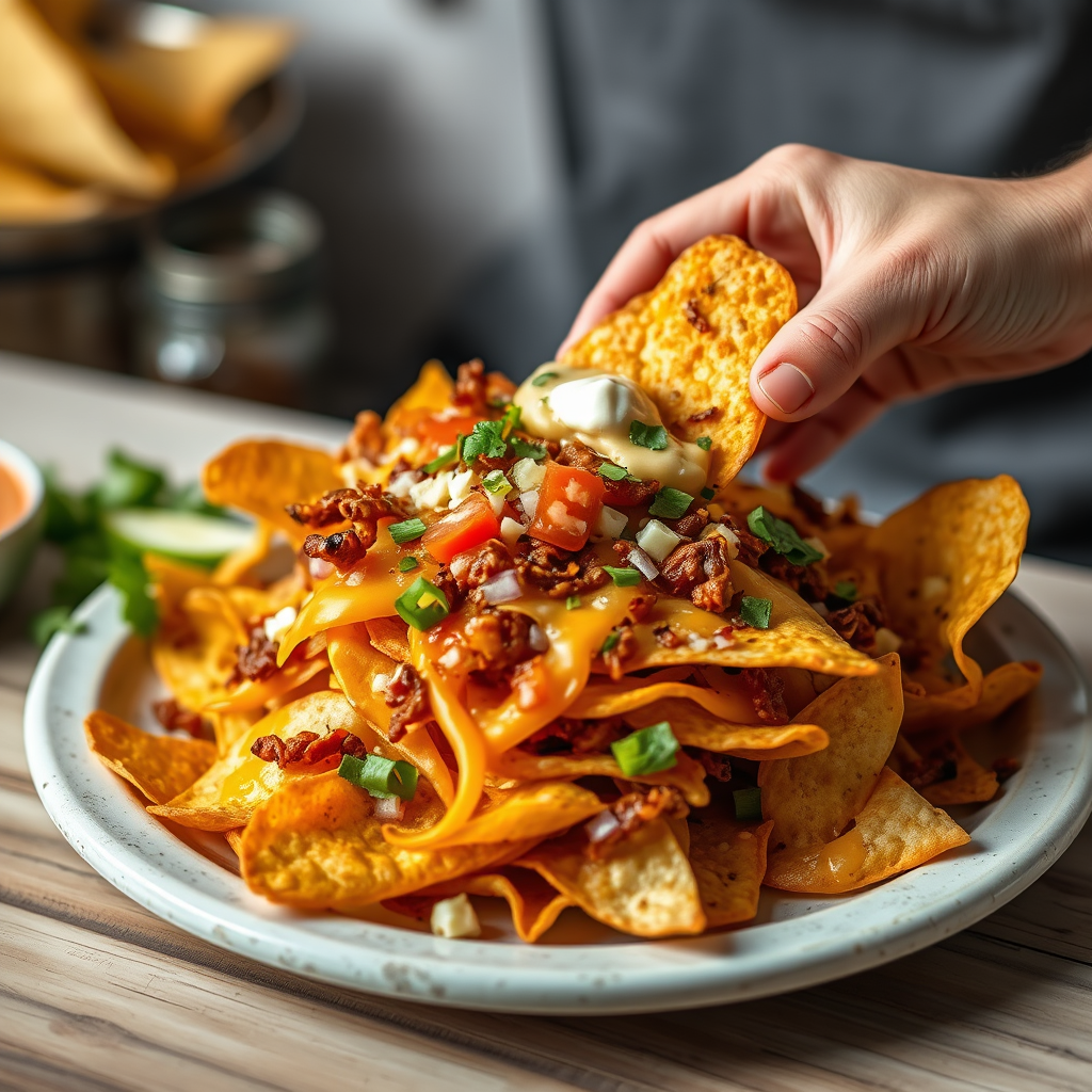 Nachos - nachos and cheese recipe