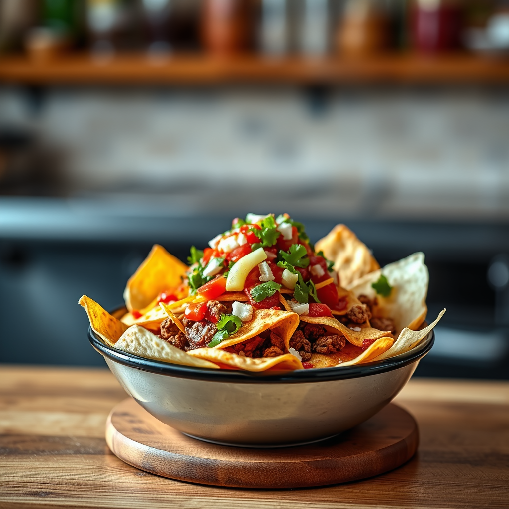 Nachos - beef and nachos recipe