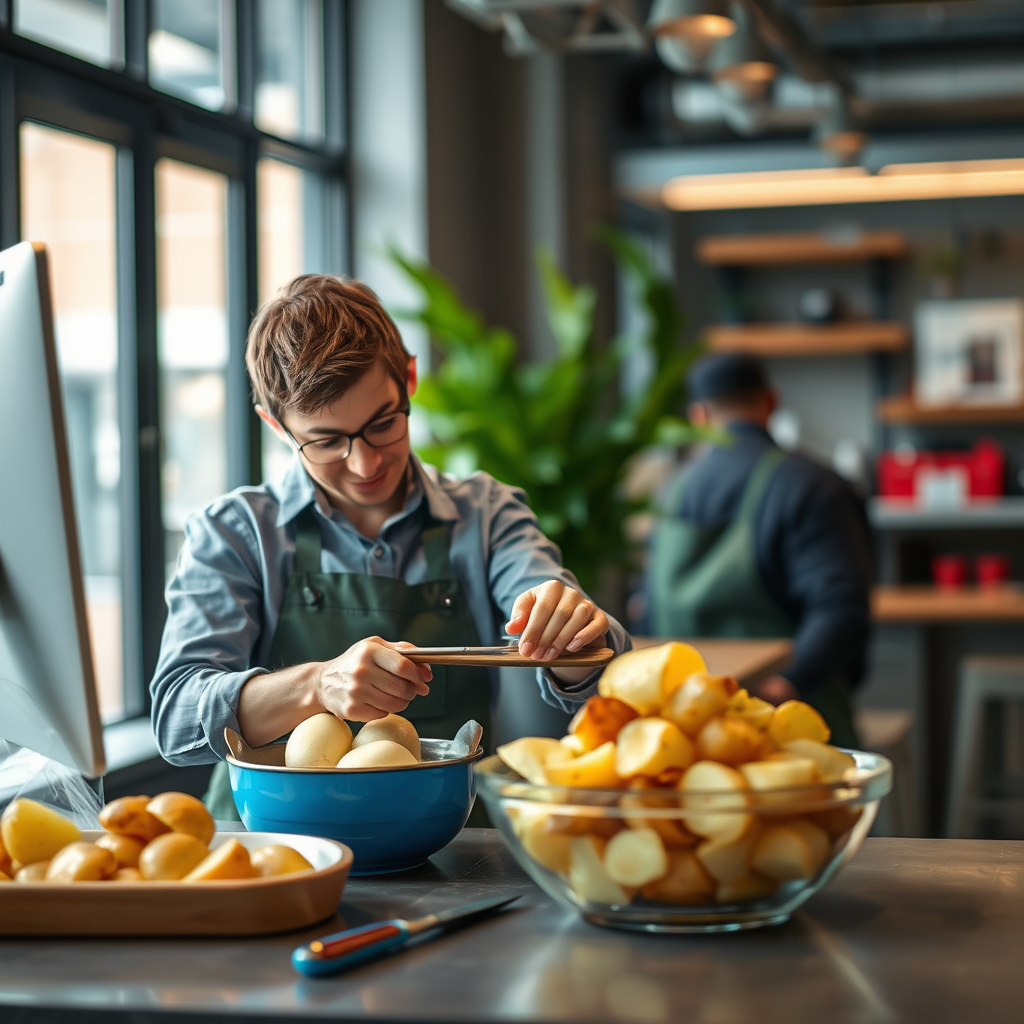 Potatoes - potato and mayonnaise salad recipe