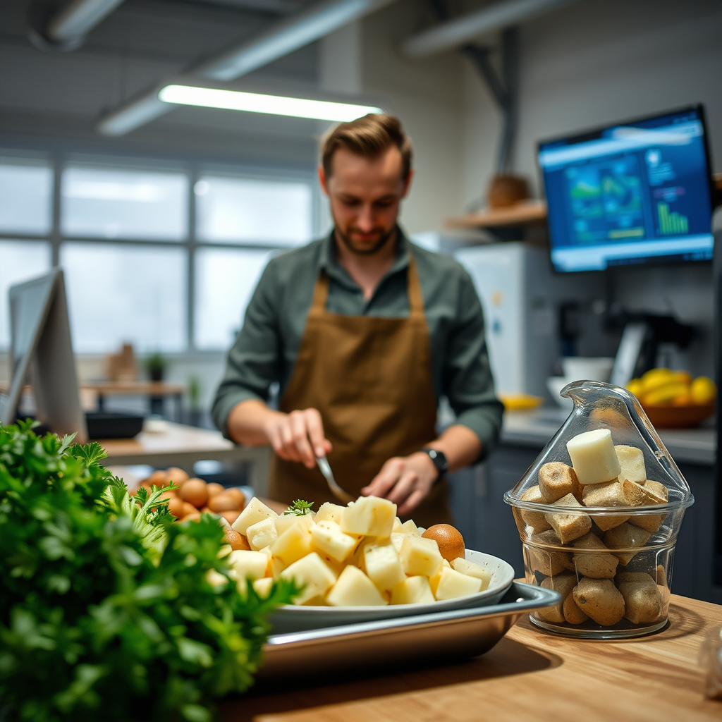 Potatoes - recipe for potato salad with mayonnaise