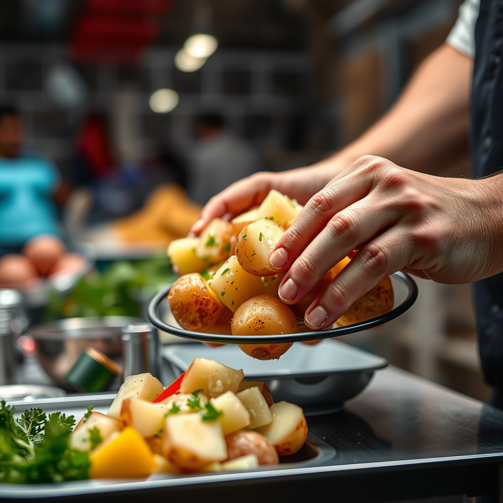 Potatoes - mayonnaise potato salad recipe