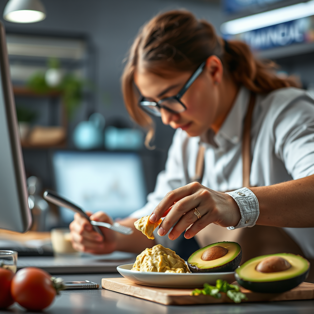 Preparation - recipe for avocado oil mayonnaise