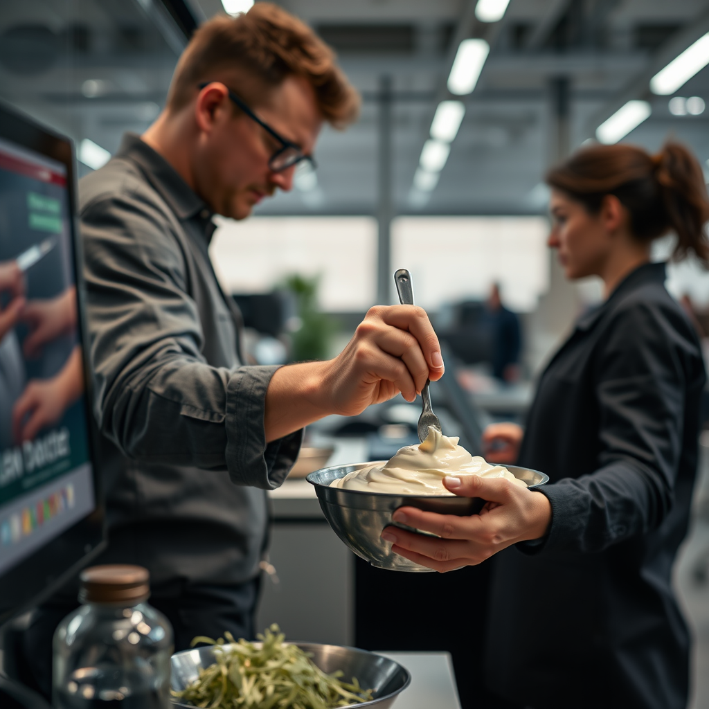 Preparation Steps - horseradish mayonnaise recipe