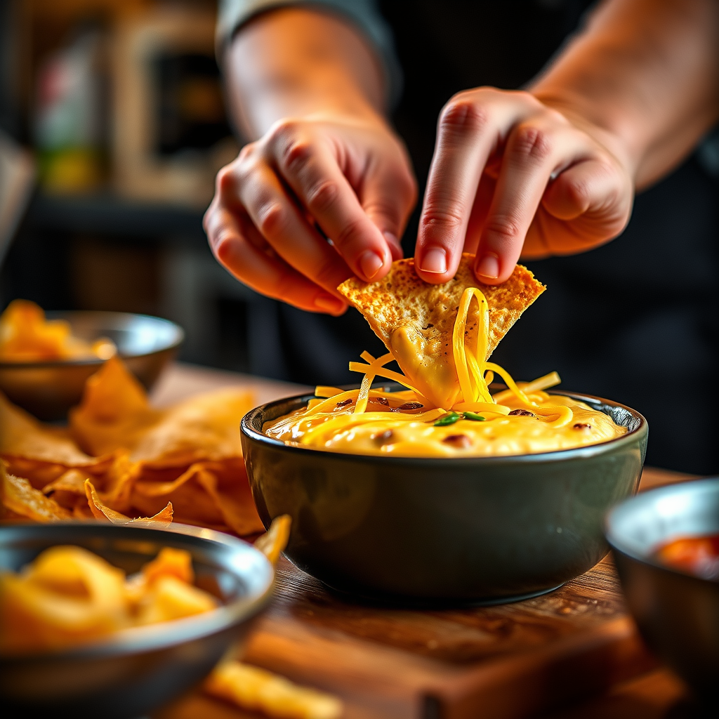 Preparation Steps - nacho cheese dip recipe